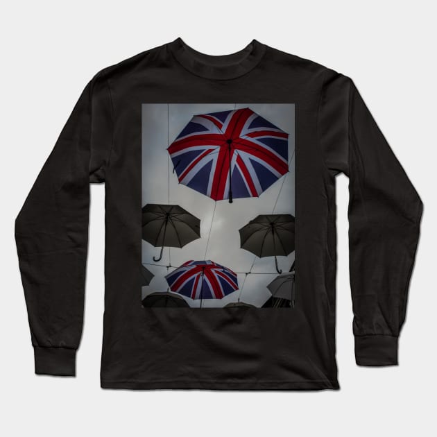 Union Jack Umbrellas Long Sleeve T-Shirt by axp7884